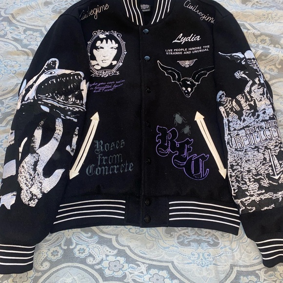Civil Regime Other - Civil Regim “Lydia” Bomber Varsity Jacket